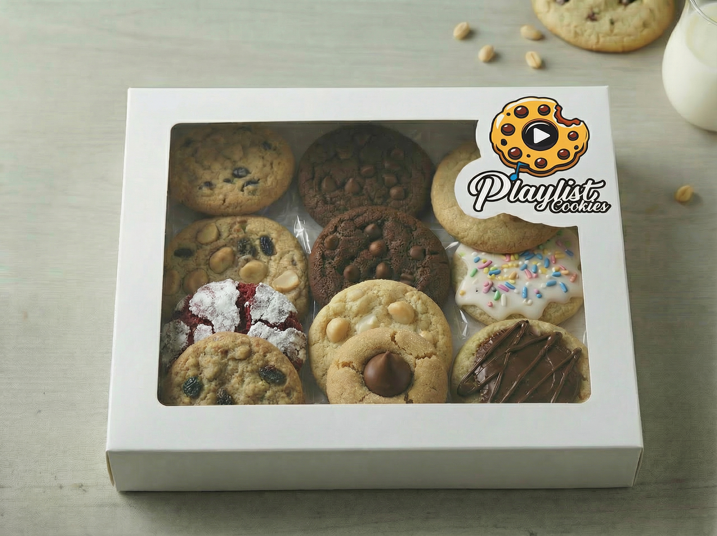Custom Deluxe LP Box (12 Cookies)