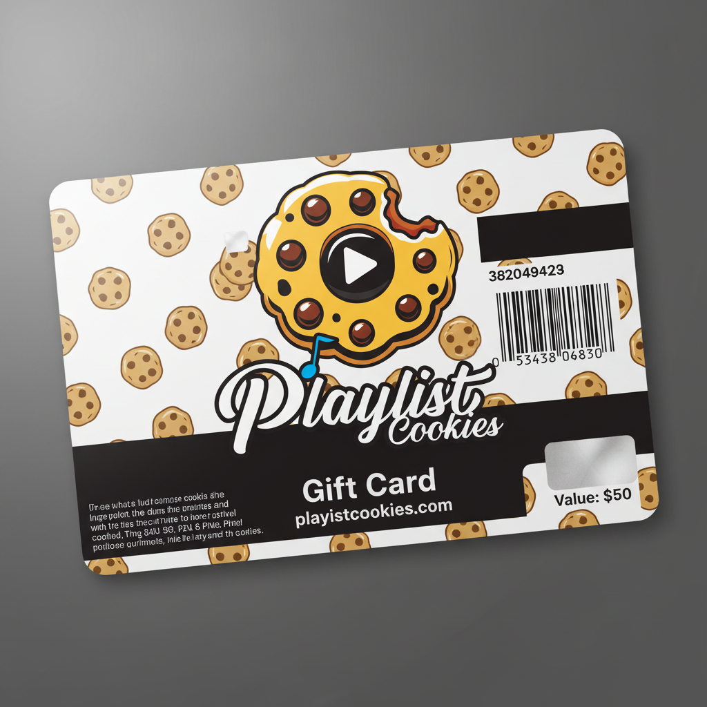 Playlist Cookie Gift Card